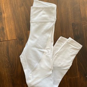 Koral high waist white legging workout small NEW